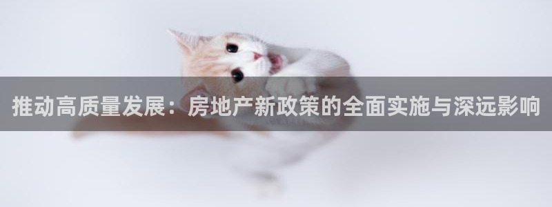 新宝5上70 667：推动高质量发展：房地产新政策的全面实施