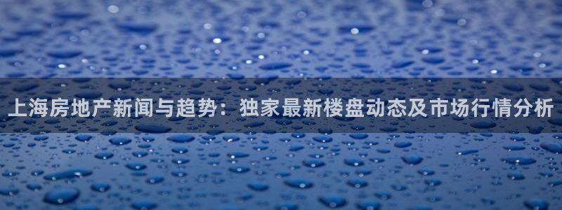 新宝b2O5O5O：上海房地产新闻与趋势：独家最新楼盘动态及