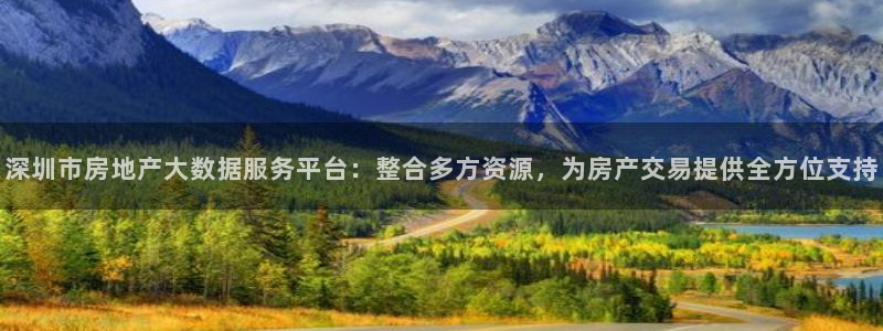 新宝5登录地址：深圳市房地产大数据服务平台：整合多方资源，为