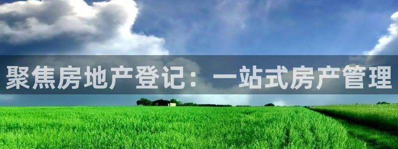 新宝5登录地址：聚焦房地产登记：一站式房产管理