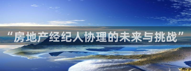 新宝5账号注册：“房地产经纪人协理的未来与挑战”