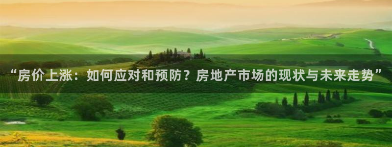 新宝5后：“房价上涨：如何应对和预防？房地产市场的现状与未来