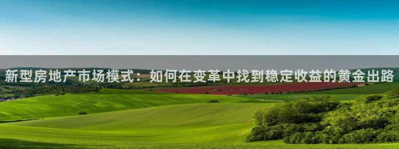 新宝5寻33 300球：新型房地产市场模式：如何在变革中找到