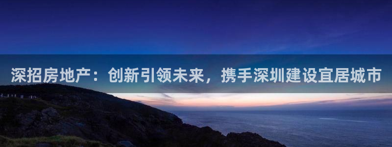 新宝5主管：深招房地产：创新引领未来，携手深圳建设宜居城市