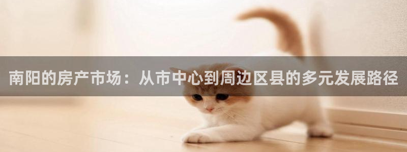 新宝5注册链接：南阳的房产市场：从市中心到周边区县的多元发展
