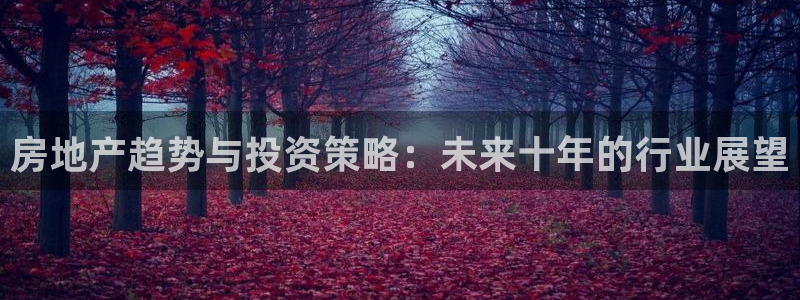 新宝5娱乐如：房地产趋势与投资策略：未来十年的行业展望