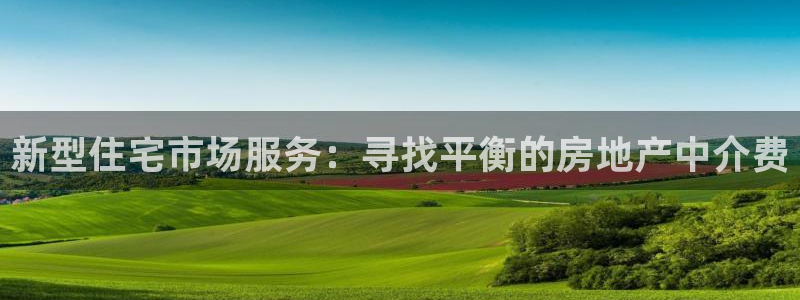 新宝5平台注册：新型住宅市场服务：寻找平衡的房地产中介费