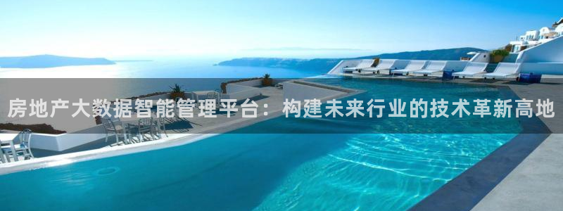 新宝5寻33 300球：房地产大数据智能管理平台：构建未来行