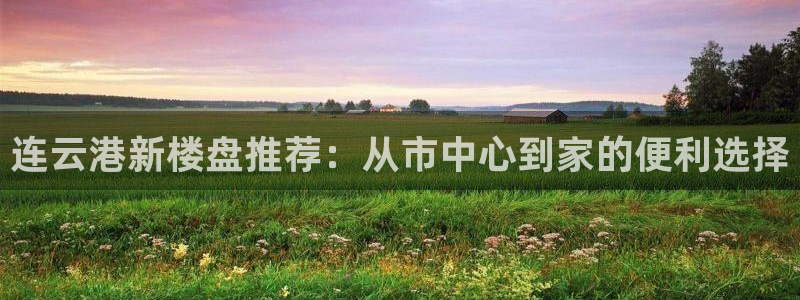 新宝m2O5O5O：连云港新楼盘推荐：从市中心到家的便利选择