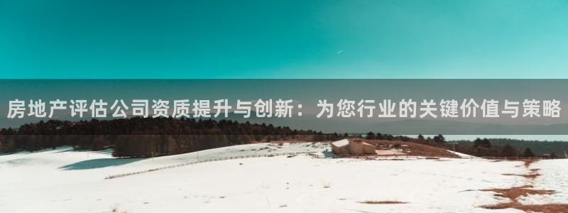 新宝xb5：房地产评估公司资质提升与创新：为您行业的关键价值