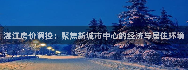 新宝5骗术：湛江房价调控：聚焦新城市中心的经济与居住环境